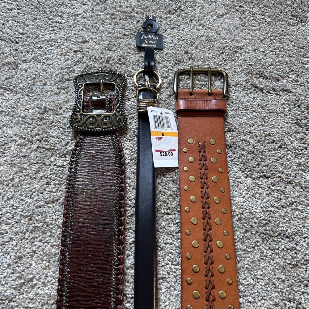 Brown and Black Belt Set